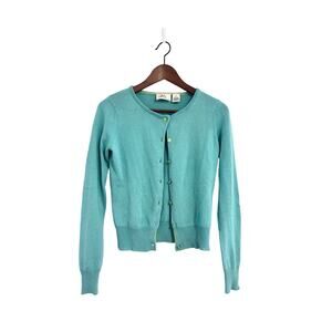 Milly of New York Vintage Silk/Cashmere  Cardigan Sweater